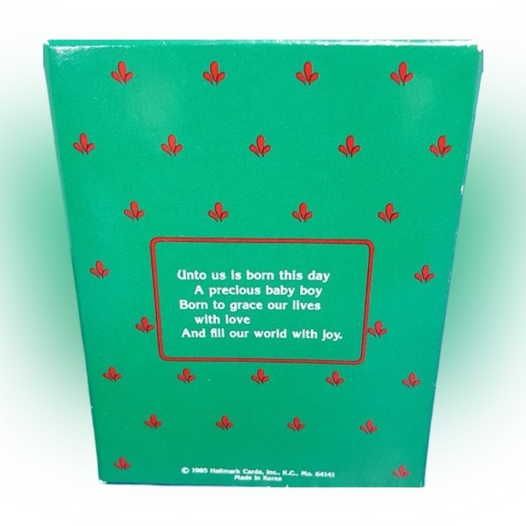 1985 Hallmark Miniature‎ Creche #1 Ornament - Retired Collectible - Picture 2 of 3